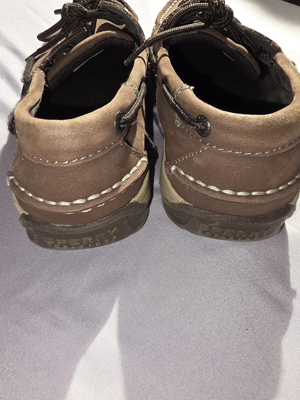 Sperry Brown Leather Boat Shoes